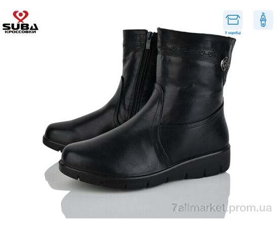 Ботинки женские стильные зима M0712 (8 пар р.37-41) "SUBA" недорого оптом от прямого поставщика Фотография Ботинки женские стильные зима M0712 (8 пар р.37-41) "SUBA" недорого оптом от прямого поставщика