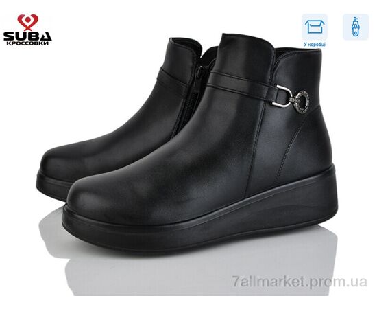 Черевики жіночі стильні Зима N366B (6 пар р.41-43) "SUBA" недорого оптом від прямого постачальника Черевики жіночі стильні Зима N366B (6 пар р.41-43) "SUBA" недорого оптом від прямого постачальника