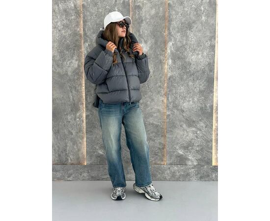 Куртка женская зимняя 2479 grey р.S-M "QU STYLE" недорого оптом от прямого поставщика Фотография Куртка женская зимняя 2479 grey р.S-M "QU STYLE" недорого оптом от прямого поставщика