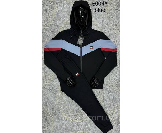 Фотография Спортивный костюм мужской на манжете размеры M-3XL(5цв)"PROSTOMEN" недорого от прямого поставщика, изображение 3