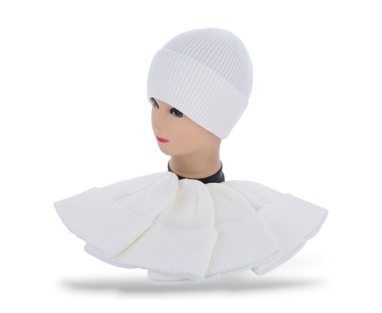 Шапка жіноча FF009-1 white р.56-60 "Angelica" недорого оптом від прямого постачальника Шапка жіноча FF009-1 white р.56-60 "Angelica" недорого оптом від прямого постачальника