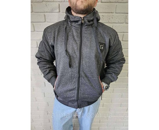 Кофта мужская спортивная на молнии/байка р-ры XL-5XL (микс цв)"STELLA" недорого от прямого поставщика, изображение 3 Фотография Кофта мужская спортивная на молнии/байка р-ры XL-5XL (микс цв)"STELLA" недорого от прямого поставщика, изображение 3