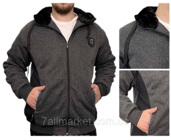 Кофта мужская спортивная на молнии/байка р-ры XL-5XL (микс цв)"STELLA" недорого от прямого поставщика, изображение 4 Фотография Кофта мужская спортивная на молнии/байка р-ры XL-5XL (микс цв)"STELLA" недорого от прямого поставщика, изображение 4