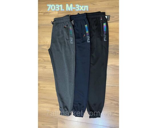 Спортивні штани чоловічі, на манжеті розміри M-3XL (3кв)"STELLA" недорого від прямого постачальника, зображення 2