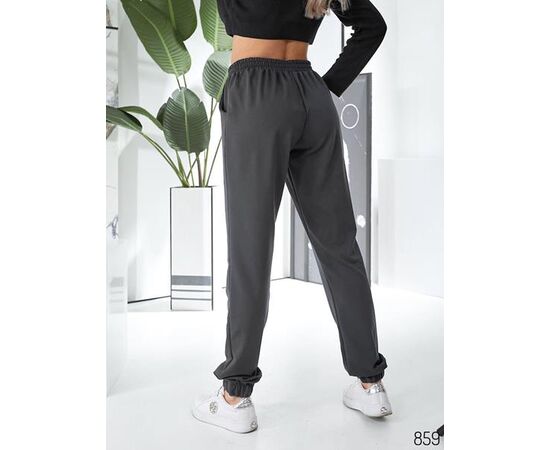 Штани спортивні жіночі 859 d.grey р.44-58 "DORA" недорого оптом від прямого постачальника, зображення 2