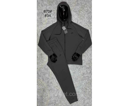 Фотография Спортивный костюм мужской на манжете/полу-батал размеры 3XL-7XL(3цв)"PROSTOMEN" недорого от прямого поставщика, изображение 2