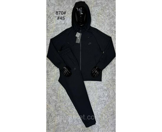 Фотография Спортивный костюм мужской на манжете/полу-батал размеры 3XL-7XL(3цв)"PROSTOMEN" недорого от прямого поставщика, изображение 3