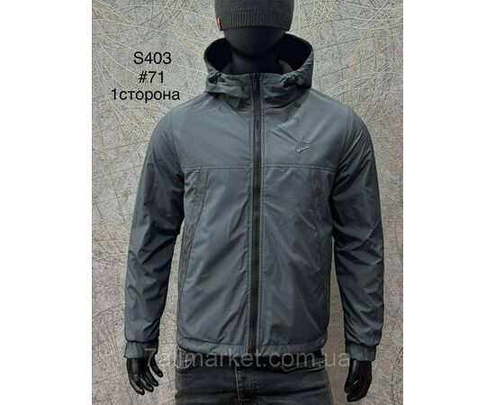 Фотография Куртка мужская демисезонная/двухсторонняя размеры L-4XL(2цв)"PROSTOMEN" недорого от прямого поставщика, изображение 3