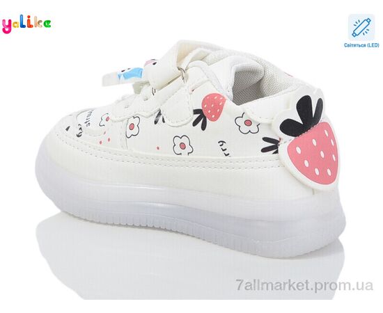 Фотография Кроссовки детские модные Весна/осень L13-2 LED (10 пар р.21-25) "Yalike" недорого оптом от прямого поставщика, изображение 2