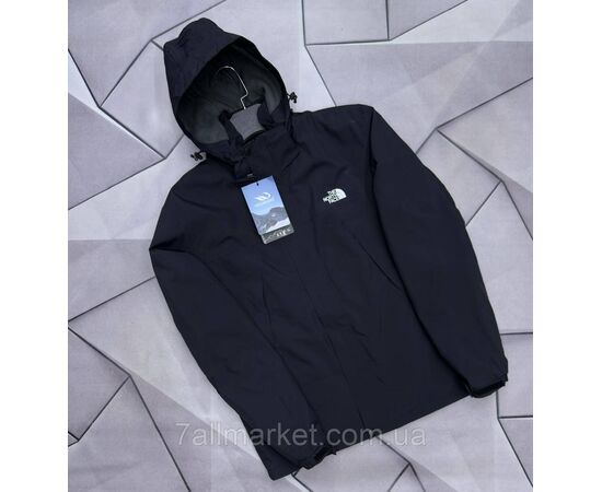 Фотография Ветровка мужская молодёжная с капюшоном/на флисе р-ры M-3XL (4цв) "MACCALI" недорого от прямого поставщика, изображение 3