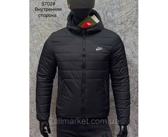 Фотография Куртка мужская демисезонная/двухсторонняя, размеры L-4XL(5цв) "PROSTOMEN" недорого от прямого поставщика, изображение 4