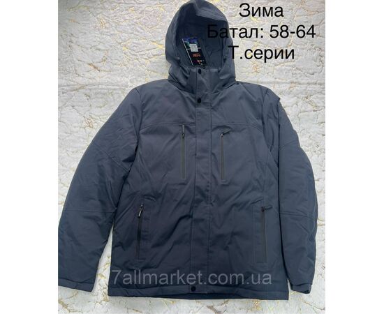 Фотография Куртка мужская зимняя размеры 58-64 (4цв) "CITY" купить недорого от прямого поставщика, изображение 3