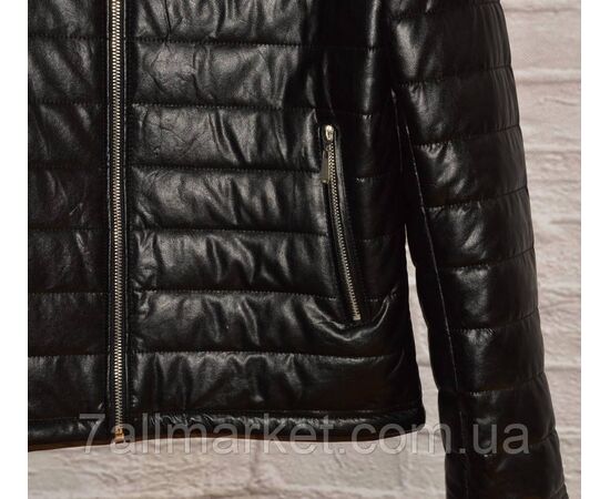 Фотография Куртка мужская кожзам, на молнии размеры 48-56 (2цв)"FUDIAO" недорого от прямого поставщика, изображение 3