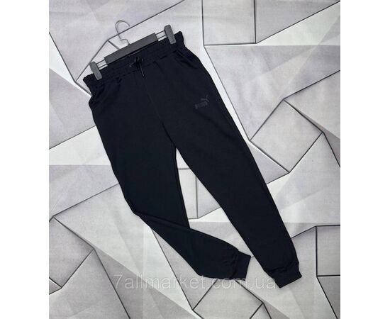 Спортивні штани чоловічі на манжеті puma розміри S-2XL (4 кв) "MACCALI" недорого від прямого постачальника, зображення 3