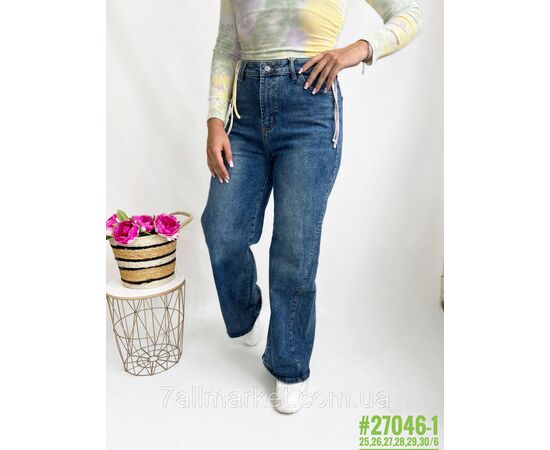 Фотография Джинсы палаццо размерный ряд 25,26,27,28,29,30 "PARTNERS" недорого от прямого поставщика, изображение 2