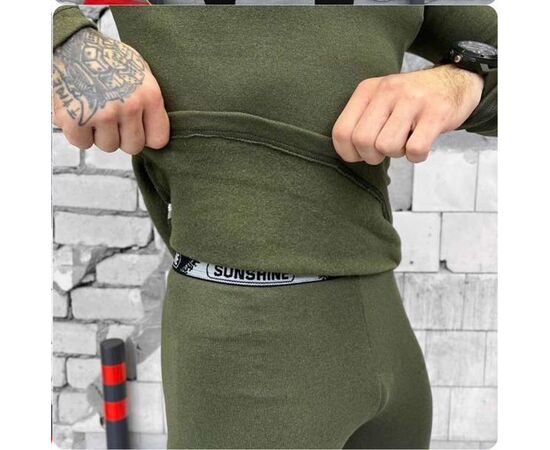 Термобілизна чоловіча 440 khaki р.S-3XL "Madoka" недорого оптом від прямого постачальника, зображення 2 Термобілизна чоловіча 440 khaki р.S-3XL "Madoka" недорого оптом від прямого постачальника, зображення 2