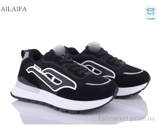 Кросівки жіночі модні Весна/осінь T813-1 black (8 пар р.36-41) "Ailaifa" недорого оптом від прямого постачальника Кросівки жіночі модні Весна/осінь T813-1 black (8 пар р.36-41) "Ailaifa" недорого оптом від прямого постачальника
