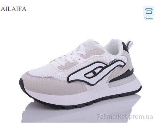 Кросівки жіночі модні Весна/осінь T813-2 white (8 пар р.36-41) "Ailaifa" недорого оптом від прямого постачальника Кросівки жіночі модні Весна/осінь T813-2 white (8 пар р.36-41) "Ailaifa" недорого оптом від прямого постачальника