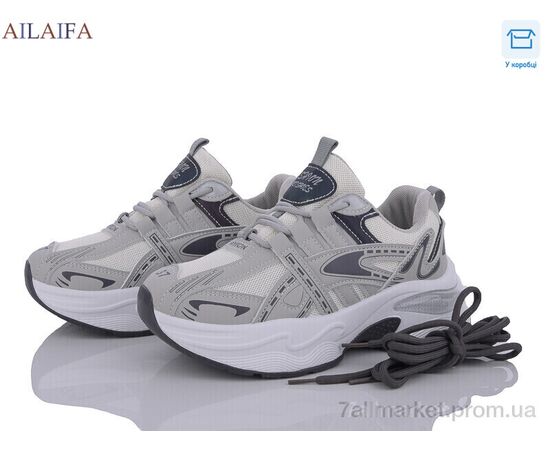 Кросівки жіночі модні Весна/осінь MBR007 grey (8 пар р.36-41) "Ailaifa" недорого оптом від прямого постачальника Кросівки жіночі модні Весна/осінь MBR007 grey (8 пар р.36-41) "Ailaifa" недорого оптом від прямого постачальника