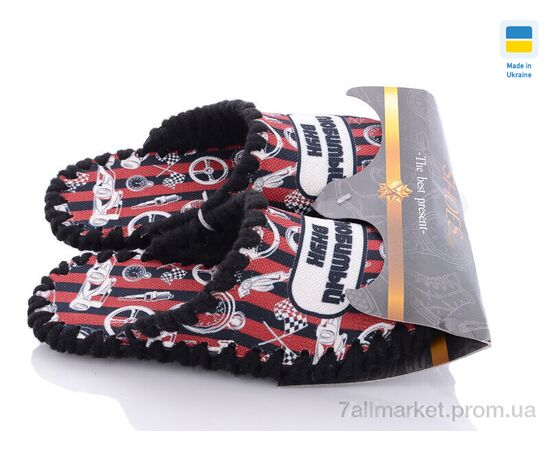 Фотография Тапки детские домашние Весна/осень 0909 бордовий (10 пар р.30-38) "Active" недорого оптом от прямого поставщика, изображение 3