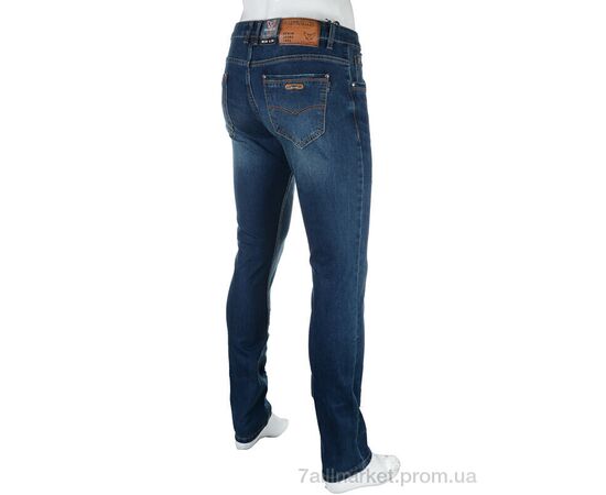 Фотография Джинсы мужские Весна/осень D4153X (05839) blue (8 шт. р.сетка 29-36) "Obuvok" недорого оптом от прямого поставщика, изображение 2