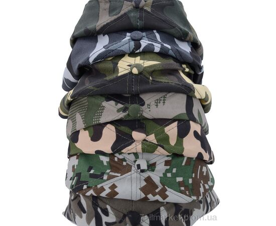 Фотография Кепка для мужчин Весна/осень FC001 mix (5 шт. р.сетка 57-59) "KUINH" недорого оптом от прямого поставщика, изображение 2