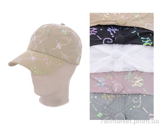 Кепка жіноча Весна/осінь FC018 mix (5 шт. р.сітка57-59) "KUINH" недорого оптом від прямого постачальника, зображення 2