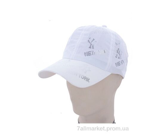Кепка жіноча Весна/осінь FC019-3 white (5 шт. р.сітка57-59) "KUINH" недорого оптом від прямого постачальника, зображення 2