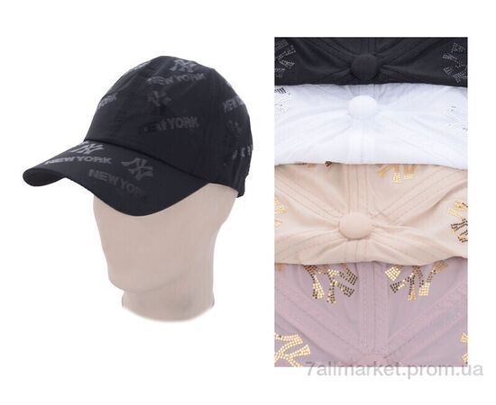 Кепка жіноча Весна/осінь FC019 mix (5 шт. р.сітка57-59) "KUINH" недорого оптом від прямого постачальника, зображення 2