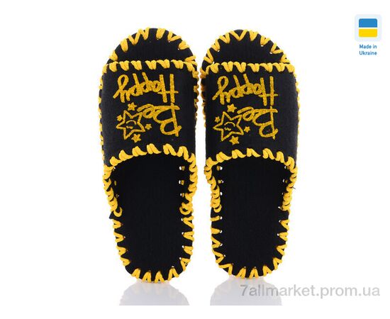 Фотография Тапки женские для дома Весна/осень 287W чорний (9 пар р.36-41) "Active" недорого оптом от прямого поставщика, изображение 2