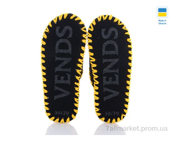 Фотография Тапки женские для дома Весна/осень 287W чорний (9 пар р.36-41) "Active" недорого оптом от прямого поставщика, изображение 3