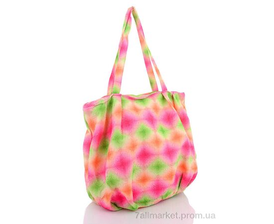Жіноча сумка 13-30 червоний-зелений-помаранчевий (01942) 33*26*17 см, "Obuvok" недорого оптом від прямого постачальника, зображення 2