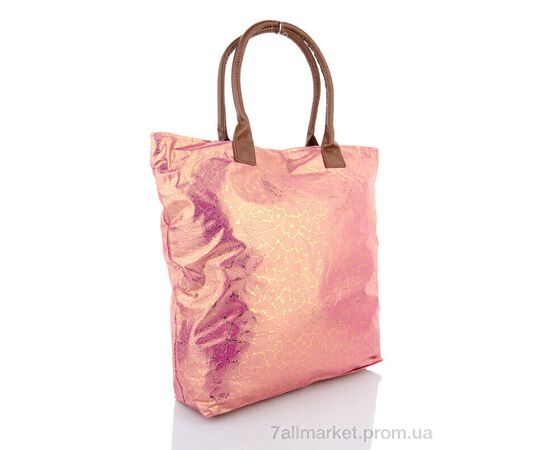 Жіноча сумка 13-16 рожевий (06142) 42*38*10 см, "Obuvok" недорого оптом від прямого постачальника, зображення 2