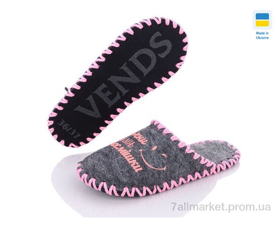 Тапки женские для дома Весна/осень 212W сірий (9 пар р.36-41) "Active" недорого оптом от прямого поставщика, изображение 2 Фотография Тапки женские для дома Весна/осень 212W сірий (9 пар р.36-41) "Active" недорого оптом от прямого поставщика, изображение 2