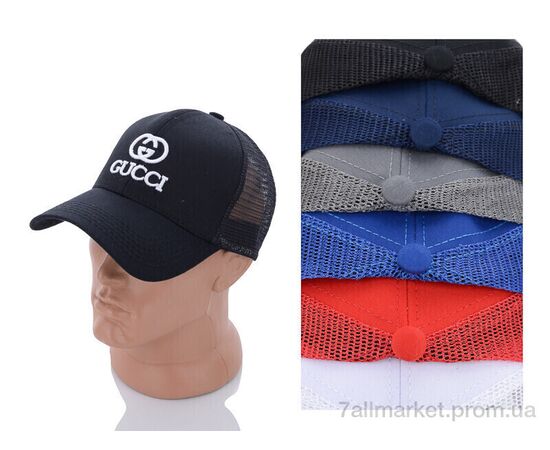 Фотография Кепка для мужчин Лето 1003 mix (5 шт. р.сетка 57-59) "KUINH" недорого оптом от прямого поставщика, изображение 2