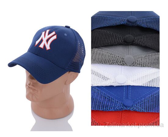 Фотография Кепка для мужчин Лето 1005 mix (5 шт. р.сетка 57-59) "KUINH" недорого оптом от прямого поставщика, изображение 2