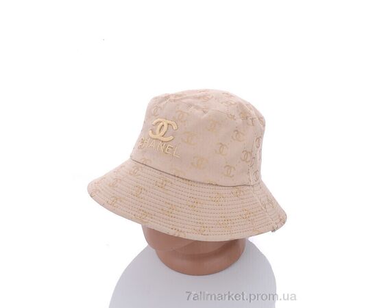 Фотография Панама женская Весна/осень 2021-1 beige (2 шт. р.сетка 57-59) "KUINH" недорого оптом от прямого поставщика, изображение 2