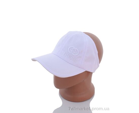 Фотография Кепка женская Лето SE001-2 white (3 шт. р.сетка 57-59) "KUINH" недорого оптом от прямого поставщика, изображение 2