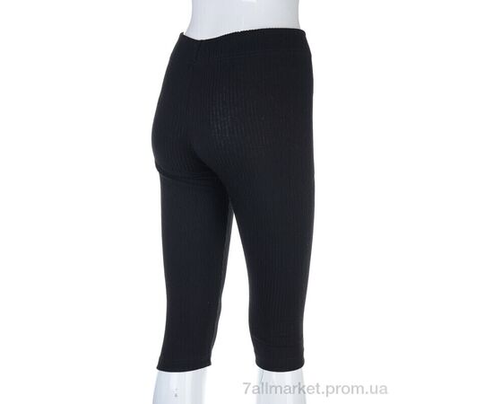 Фотография Бриджи женские Лето Бриджі рубчик чорні норма (3 шт. р.сетка 46-50) "VIOLA" недорого оптом от прямого поставщика, изображение 2