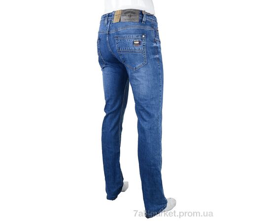 Джинси чоловічі Весна/осінь BR9745 blue (8 шт. р.сітка32-38) "Baron" недорого оптом від прямого постачальника, зображення 2