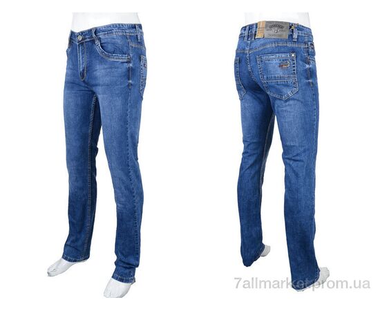 Джинси чоловічі Весна/осінь BR9793 blue (8 шт. р.сітка32-38) "Baron" недорого оптом від прямого постачальника, зображення 3