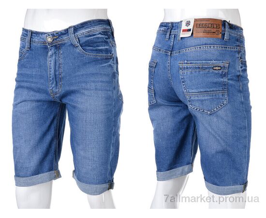 Фотография Шорты мужские Лето BR52011 blue (8 шт. р.сетка 28-36) "Baron" недорого оптом от прямого поставщика, изображение 3
