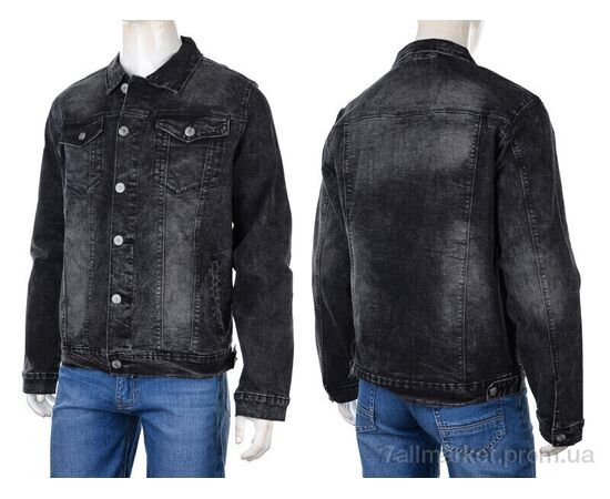 Куртка чоловіча Весна/осінь BR041 black (8 шт. р.сіткаL-4XL) "Baron" недорого оптом від прямого постачальника, зображення 3