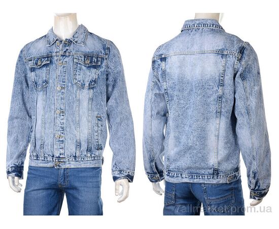 Куртка чоловіча Весна/осінь BR046 blue (8 шт. р.сіткаL-4XL) "Baron" недорого оптом від прямого постачальника, зображення 3