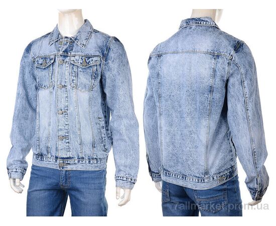 Куртка чоловіча Весна/осінь BR045 blue (8 шт. р.сіткаL-4XL) "Baron" недорого оптом від прямого постачальника, зображення 3