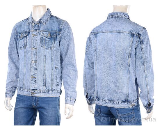 Куртка чоловіча Весна/осінь BR043 blue (8 шт. р.сіткаXL-5XL) "Baron" недорого оптом від прямого постачальника, зображення 3