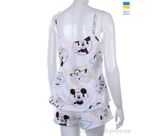 Фотография Пижама женская Весна/осень 2102 white (3 шт. р.сетка S-L) "Nadia & Natali" недорого оптом от прямого поставщика, изображение 2