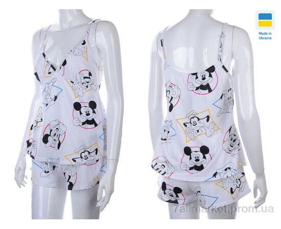 Фотография Пижама женская Весна/осень 2102 white (3 шт. р.сетка S-L) "Nadia & Natali" недорого оптом от прямого поставщика, изображение 3