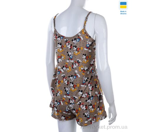 Фотография Пижама женская Весна/осень 2102 brown (3 шт. р.сетка S-L) "Nadia & Natali" недорого оптом от прямого поставщика, изображение 2