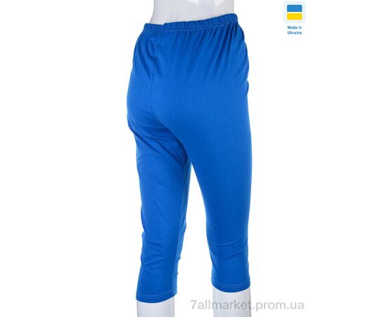 Фотография Бриджи женские Лето Бриджі х/б синій 2XL (2 шт. р.сетка One size) "VIOLA" недорого оптом от прямого поставщика, изображение 2